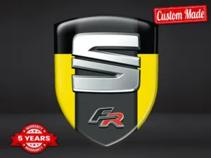 Seat Badges Auto Perso Max Résistants Stylé Design